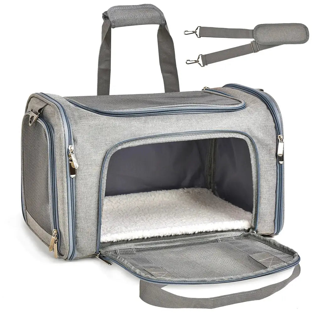 Airline-Approved Soft Pet Carrier Backpack - pet carrier