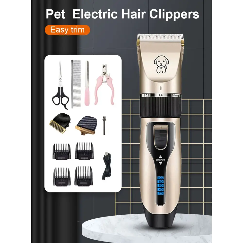 All-Metal Rechargeable Pet Hair Clipper - dog clipper