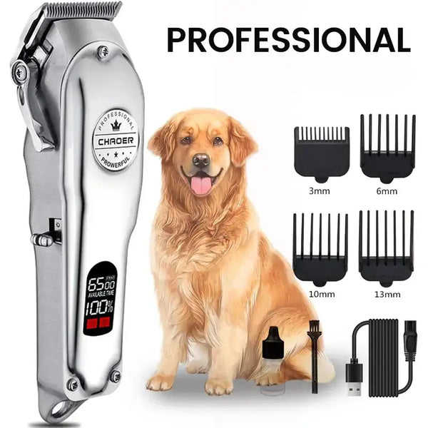 All-Metal Rechargeable Pet Hair Clipper - dog clipper