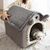 All-Season Indoor Pet Bed with Removable Cushion - cat bed