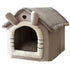 All-Season Indoor Pet Bed with Removable Cushion - GRAY / S - cat bed