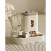 Automatic Pet Feeder & Water Fountain Set - pet feeder