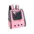 Breathable Pet Travel Backpack Carrier - pink and white / CHINA - pet carrier