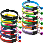Cat and Dog Universal Reflective Collar Neck Ring Necklace Bell Pet Products Safety Elastic Adjustable Pet Reflective