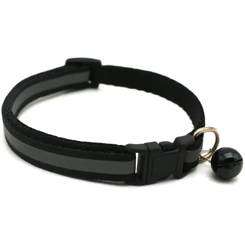 Cat and Dog Universal Reflective Collar Neck Ring Necklace Bell Pet Products Safety Elastic Adjustable Pet Reflective