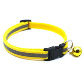 Cat and Dog Universal Reflective Collar Neck Ring Necklace Bell Pet Products Safety Elastic Adjustable Pet Reflective