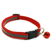 Cat and Dog Universal Reflective Collar Neck Ring Necklace Bell Pet Products Safety Elastic Adjustable Pet Reflective