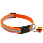 Cat and Dog Universal Reflective Collar Neck Ring Necklace Bell Pet Products Safety Elastic Adjustable Pet Reflective