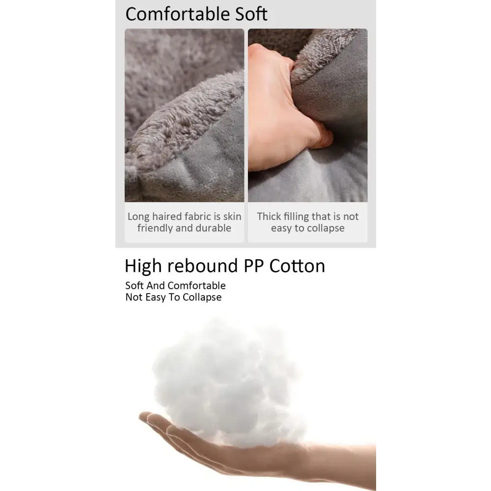 Cat & Dog Bed – Soft Cushion Pet House & Sleeping Basket - PET BED