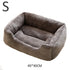 Cat & Dog Bed – Soft Cushion Pet House & Sleeping Basket - Grey-S - PET BED