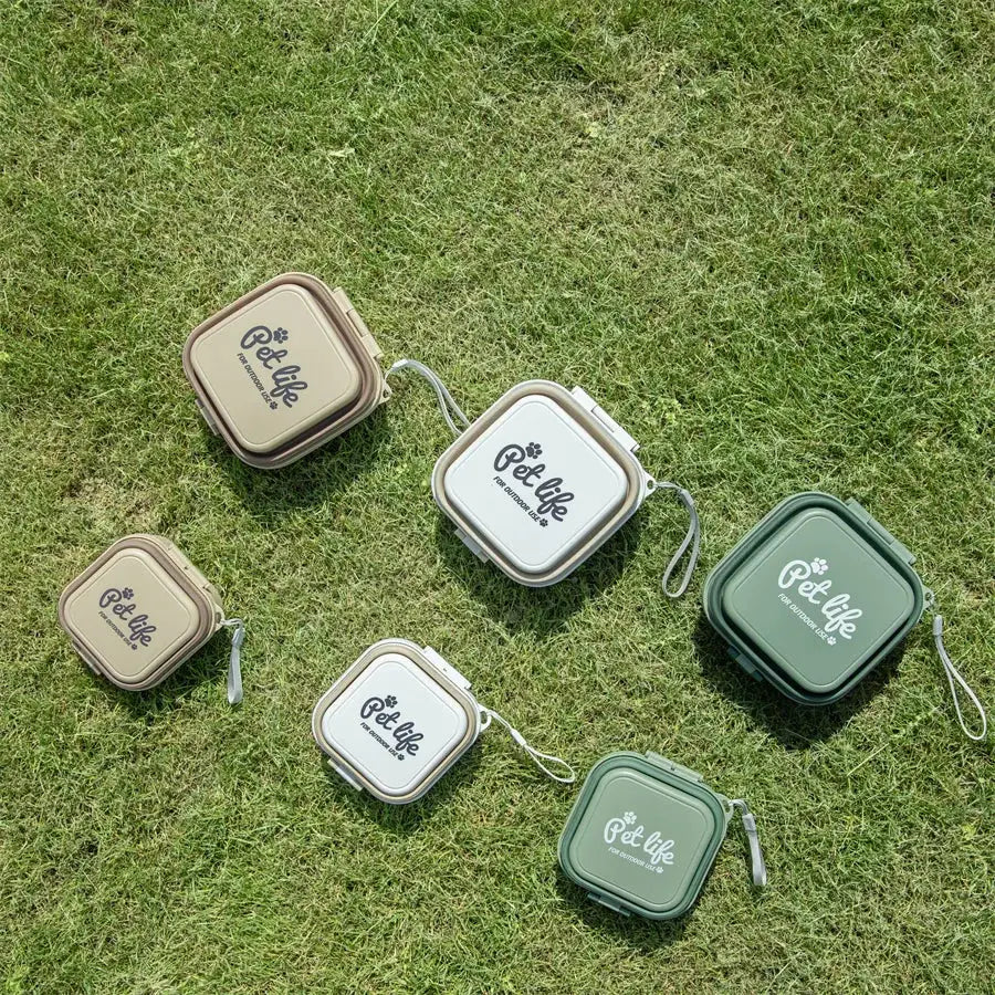 Collapsible Double Pet Travel Bowls – Portable & Durable - pet water bowl