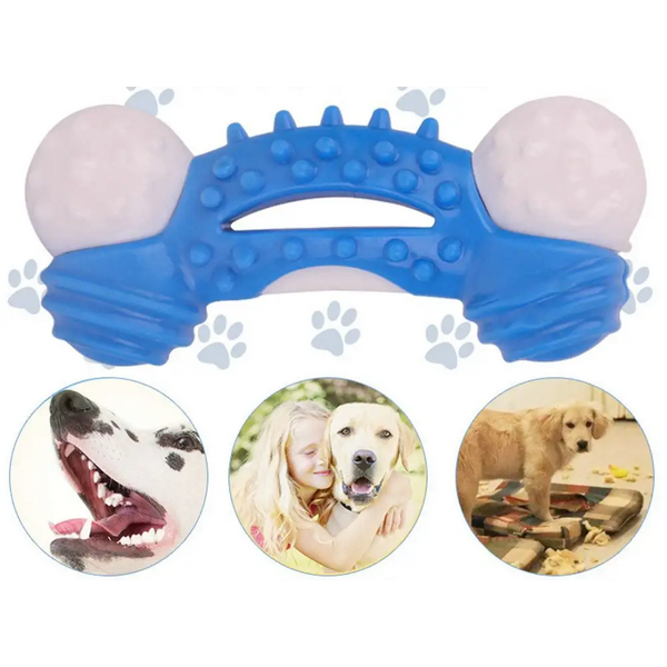 Dog Toys Dog Chew Toy Durable for Aggressive Chewers Teeth Cleaning Safe Bite Resistant - dog toy