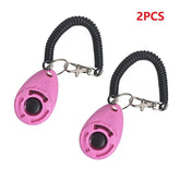 Dog Training Clicker Pet Cat Dog Click Trainer Various Style Aid Adjustable WristStrap Sound Key Chain Dog Repeller Pet