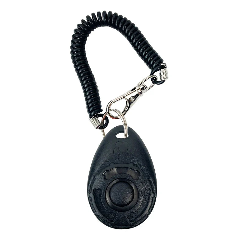 Dog Training Clicker Pet Cat Dog Click Trainer Various Style Aid Adjustable WristStrap Sound Key Chain Dog Repeller Pet