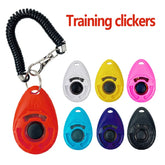 Dog Training Clicker Pet Cat Dog Click Trainer Various Style Aid Adjustable WristStrap Sound Key Chain Dog Repeller Pet