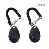 Dog Training Clicker Pet Cat Dog Click Trainer Various Style Aid Adjustable WristStrap Sound Key Chain Dog Repeller Pet