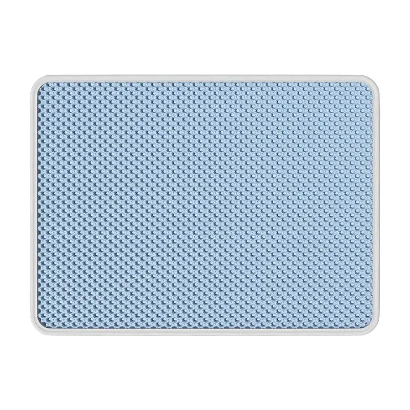 Double-Layer Waterproof Cat Litter Mat – Non-Slip Urine-Proof Easy Clean Pad - Blue / 30cmX45cm - cat litter mat