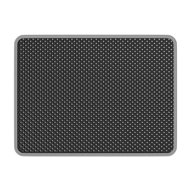Double-Layer Waterproof Cat Litter Mat – Non-Slip Urine-Proof Easy Clean Pad - black / 30cmX45cm - cat litter mat