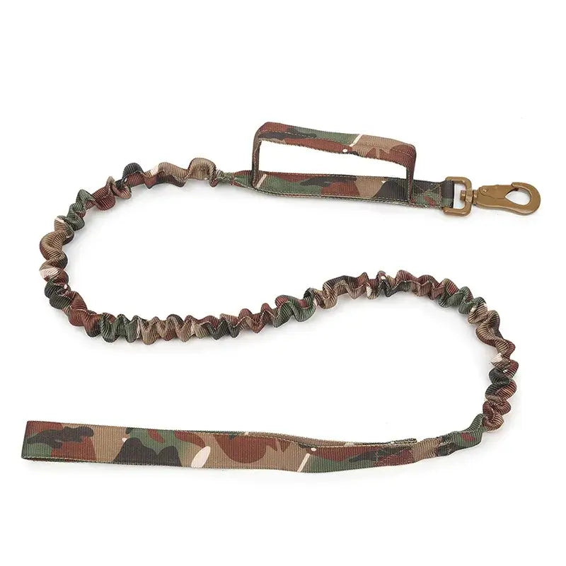 Durable Tactical Dog Collar and Leash Adjustable Military Pet Collar Leash Medium Large Dog German Shepherd Training