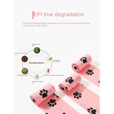 EPI Biodegradable Dog Poop Bags with Dispenser - dog poop bags