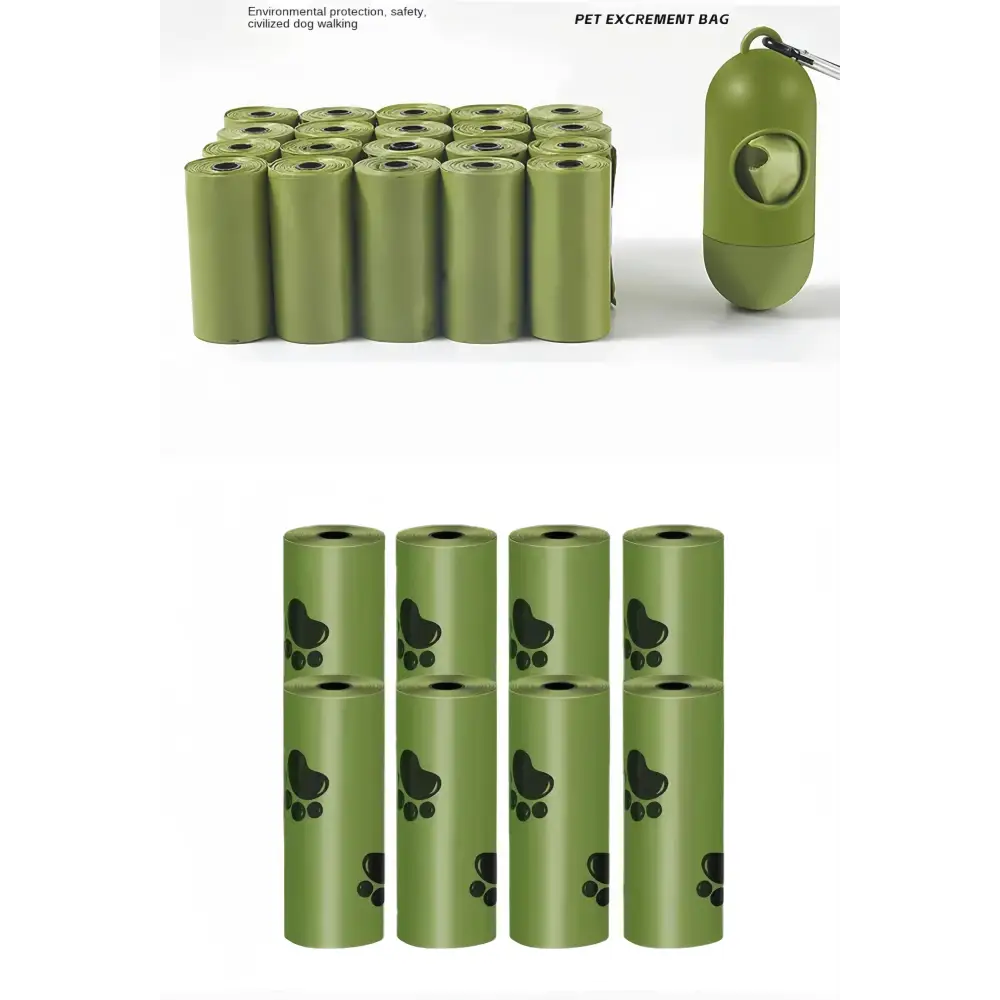 EPI Biodegradable Dog Poop Bags with Dispenser - dog poop bags