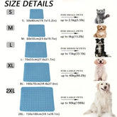 Extra Large Pet Cooling Mat – Summer Dog & Cat Chill Pad - pet cooling mat