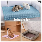 Extra Large Pet Cooling Mat – Summer Dog & Cat Chill Pad - pet cooling mat