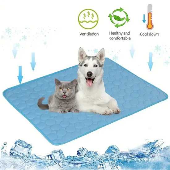 Extra Large Pet Cooling Mat – Summer Dog & Cat Chill Pad - pet cooling mat