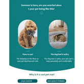 Extra Large Pet Cooling Mat – Summer Dog & Cat Chill Pad - pet cooling mat