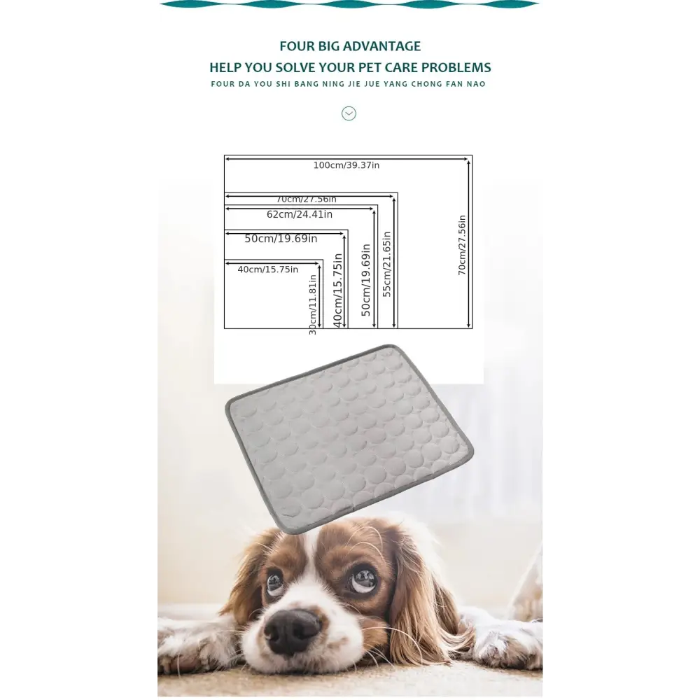 Extra Large Pet Cooling Mat – Summer Dog & Cat Chill Pad - pet cooling mat