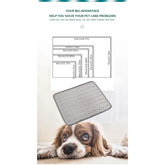 Extra Large Pet Cooling Mat – Summer Dog & Cat Chill Pad - pet cooling mat