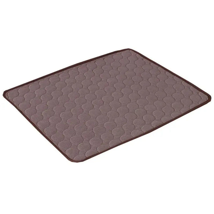 Extra Large Pet Cooling Mat – Summer Dog & Cat Chill Pad - Coffee / XS 40x30cm / CHINA - pet cooling mat
