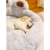 Fluffy Dog Bed – Large & Small Pet Sofa Kennel Mat for Dogs & Cats