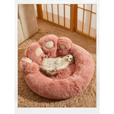 Fluffy Dog Bed – Large & Small Pet Sofa Kennel Mat for Dogs & Cats