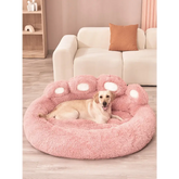 Fluffy Dog Bed – Large & Small Pet Sofa Kennel Mat for Dogs & Cats