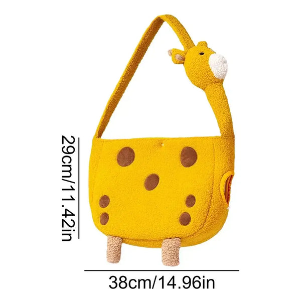 Giraffe Print Plush Pet Travel Tote - L / spain - pet carrier