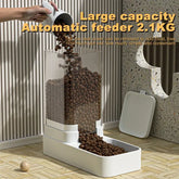 Gravity Cat & Dog Feeder and Water Dispenser Set - 2.1Kg Food - pet feeder