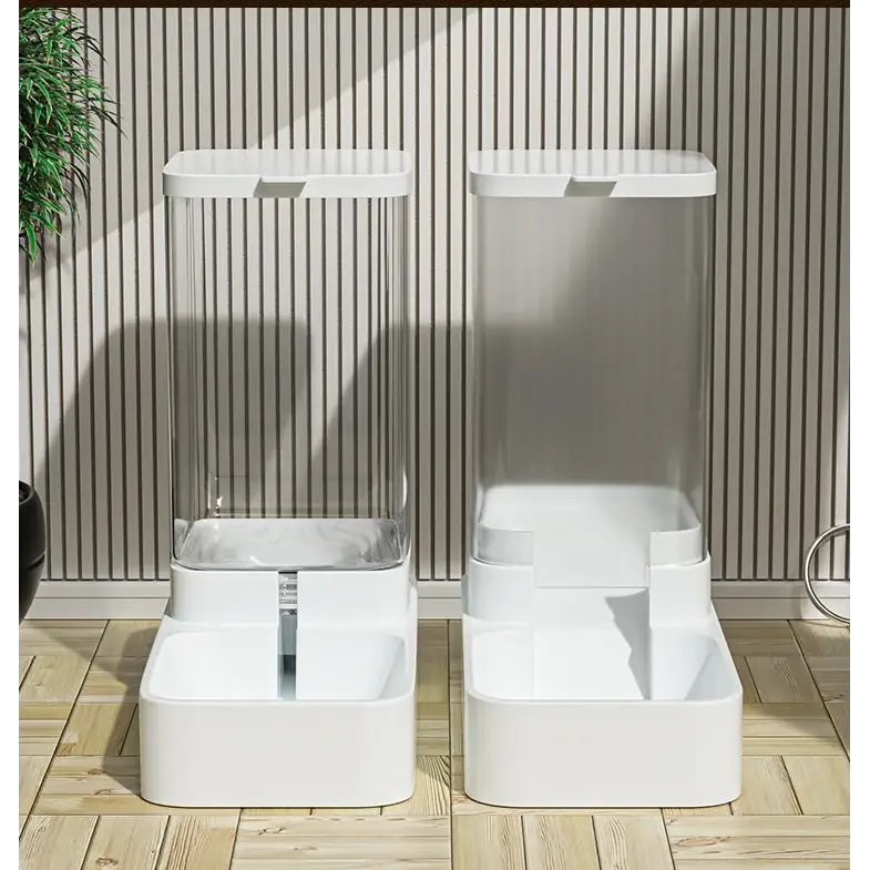 Gravity Cat & Dog Feeder and Water Dispenser Set - pet feeder