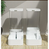 Gravity Cat & Dog Feeder and Water Dispenser Set - pet feeder