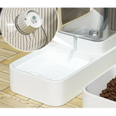 Gravity Cat & Dog Feeder and Water Dispenser Set - pet feeder