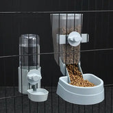 Hanging Automatic Pet Feeder & Water Dispenser - bird feeder