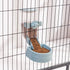 Hanging Automatic Pet Feeder & Water Dispenser - food feeder blue - bird feeder