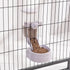Hanging Automatic Pet Feeder & Water Dispenser - food feeder grey - bird feeder