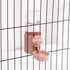 Hanging Automatic Pet Feeder & Water Dispenser - water feeder pink - bird feeder