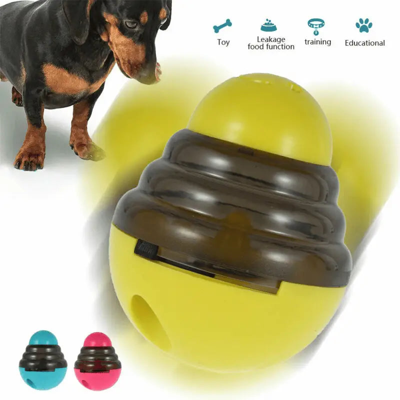 Interactive Food Dispensing Dog Toy for Engaging Playtime & Training