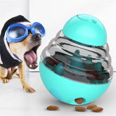Interactive Food Dispensing Dog Toy for Engaging Playtime & Training - Blue