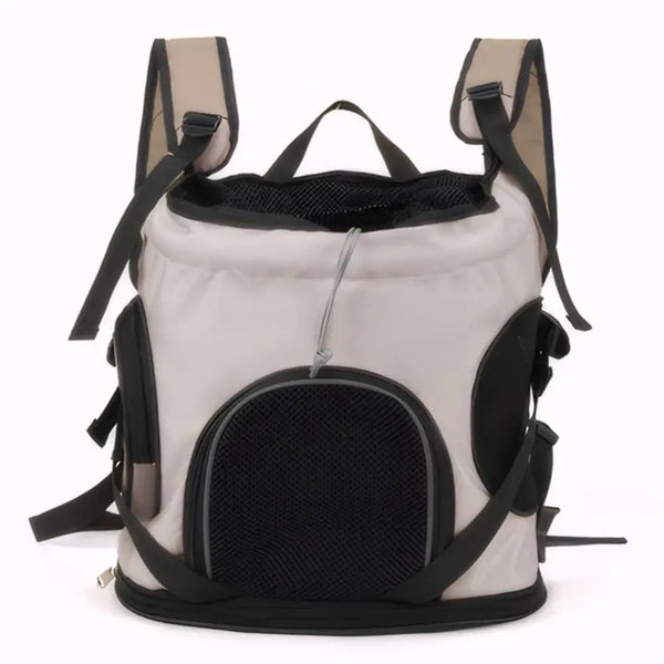 Large Capacity Pet Travel Backpack Carrier - WHITE / United States - pet carrier