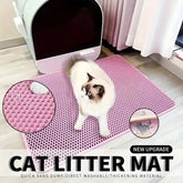 Large Double-Layer Cat Litter Mat - cat litter mat