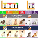 Large Pet Hair Removal & Grooming Comb - pet grooming supply
