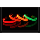 LED Nylon Dog Collar – Glow in the Dark - pet collar